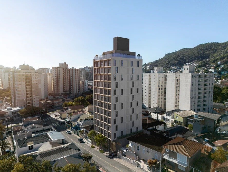 Studio de 20,33 m² com sacada no Centro de Florianópolis | Easy Studios 107